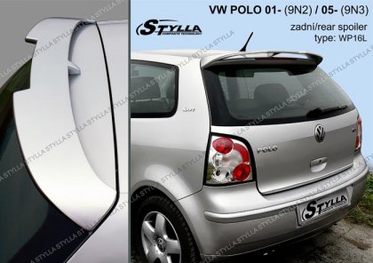 Spoiler zadní střešní, křídlo Stylla VW Polo 9N 9N3 01-