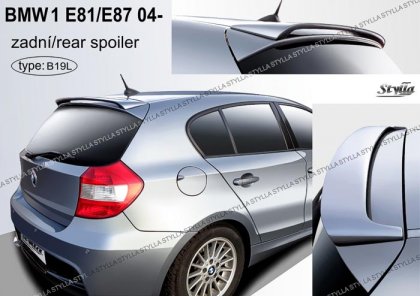 Spoiler zadních dveří horní, křídlo Stylla - BMW 1 (E81, E87) 04-