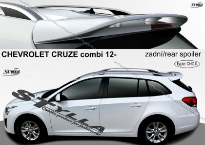 Spoiler zadních dveří horní, křídlo Stylla - Chevrolet Cruze combi 12-