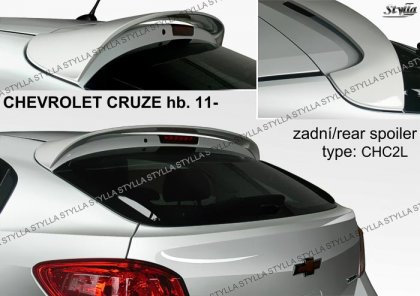 Spoiler zadních dveří horní, křídlo Stylla - Chevrolet Cruze htb 11-