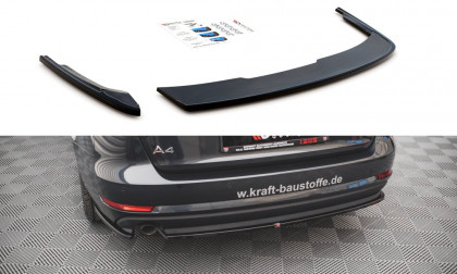 Spoiler zadního nárazníku Audi A4 Avant B9 carbon look