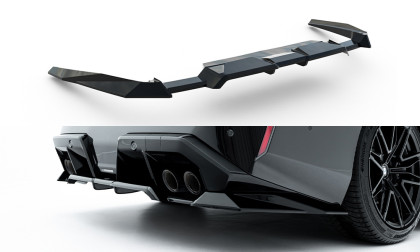 Spoiler zadního narázníku BMW M5 Sedan / Touring G90 černý lesklý plast