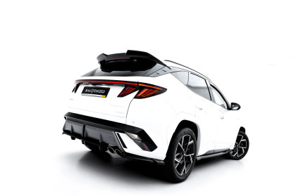 Spoiler zadního nárazníku Hyundai Tucson N-Line Mk4 Facelift černý lesklý plast
