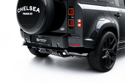 Spoiler zadního narázníku Land Rover Defender Mk4 černý lesklý plast