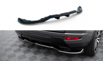 Spoiler zadního nárazniku Land Rover Range Rover Evoque Mk1 Facelift černý lesklý plast