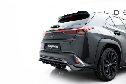 Spoiler zadního narázníku Lexus UX F-Sport Mk1 černý lesklý plast