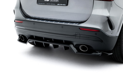 Spoiler zadního narázníku Mercedes-AMG GLA 35 H247 Facelift černý lesklý plast