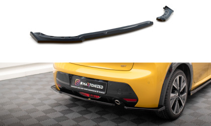 Spoiler zadního nárazniku Peugeot 208 GT Mk2 černý lesklý plast