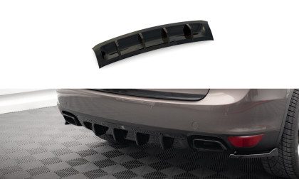 Spoiler zadního nárazníku Porsche Cayenne Mk2 carbon look