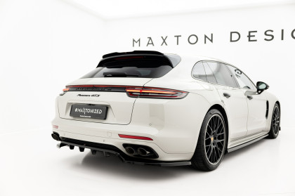 Spoiler zadního narázníku Porsche Panamera GTS Sport Turismo 971 Facelift černý lesklý plast