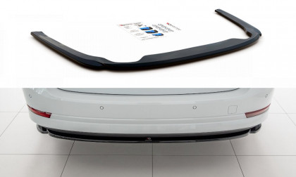 Spoiler zadního nárazníku Škoda Octavia Mk4 černý lesklý plast