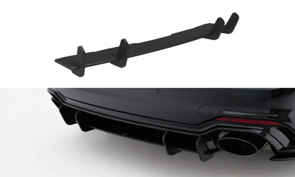 Spoiler zadního nárazníku Street pro Audi RS5 Coupe / Sportback F5 černo červený