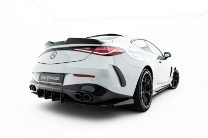 Spoiler zadního nárazníku Street pro + flaps Mercedes-AMG CLE 53 Aero C236 černý