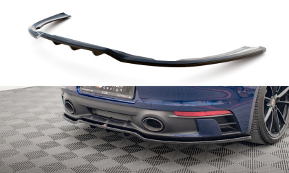 Spoiler zadního nárazníku V.1 Porsche 911 Carrera Aero 992 černý lesklý plast