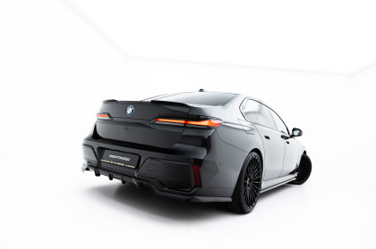 Spoiler zadního nárazníku V.2 BMW 7 M-Pack G70 černý lesklý plast