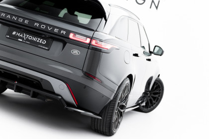 Spoiler zadního narázníku V.2 Land Rover Range Rover Velar R-Dynamic Mk1 černý lesklý plast