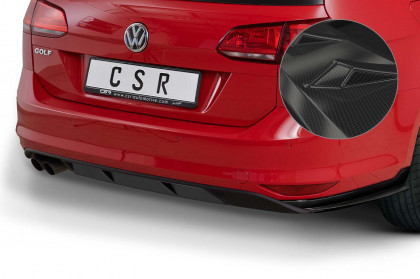 Spoilery boční pod zadní nárazník CSR - VW Golf 7 Variant 13-17 carbon look lesklý