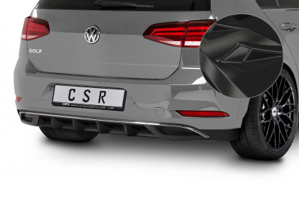 Spoilery zadní boční pod zadní nárazník CSR - VW Golf 7 GTI/ GTD/ GTE/ e-Golf 12-17 černý matný