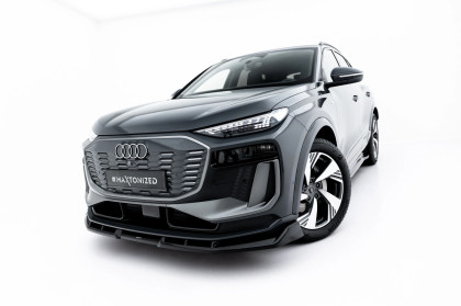 Spojler pod nárazník lipa Audi Q6 e-tron Standard / S-Line / SQ6 e-tron SUV / Sportback Mk1 černý lesklý plast