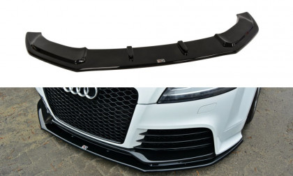 Spojler pod nárazník lipa Audi TT MK2 RS V.1 černý lesklý plast