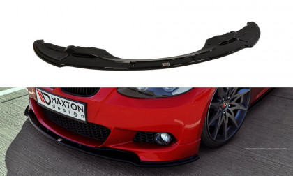 Spojler pod nárazník lipa BMW 3 E92 M-Pack (před fl pasuje pro splitter M Performance) černý lesklý plast