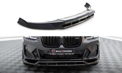 Spojler pod nárazník lipa BMW X3 M-Pack G01 Facelift černý lesklý plast