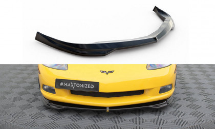Spojler pod nárazník lipa Chevrolet Corvette C6 černý lesklý plast