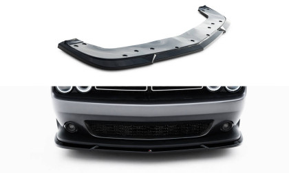 Spojler pod nárazník lipa Dodge Challenger GT Mk3 Facelift černý lesklý plast