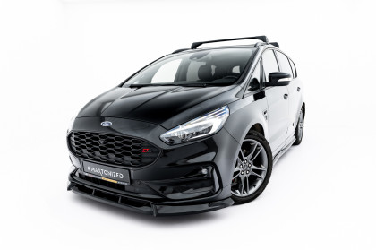 Spojler pod nárazník lipa Ford S-Max ST-Line Mk2 Facelift černý lesklý plast