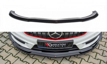 Spojler pod nárazník lipa Maxton - Mercedes A45 AMG W176 2013-2015 černý lesklý plast