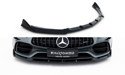 Spojler pod nárazník lipa Mercedes-AMG GT C C190 Facelift černý lesklý plast