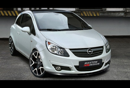 Spojler pod nárazník lipa Opel Corsa D před faceliftem carbon look