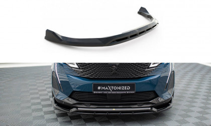 Spojler pod nárazník lipa Peugeot 3008 GT-Line Mk2 Facelift černý lesklý plast