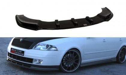 Spojler pod nárazník lipa ŠKODA Octavia II Předfl, standardní nárazník carbon look