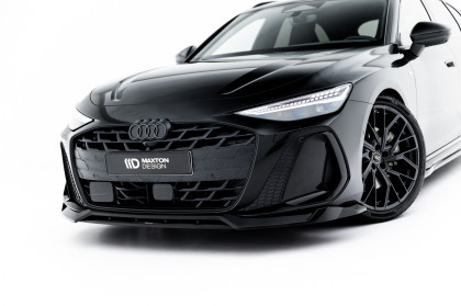 Spojler pod nárazník lipa V.1 Audi A6 S-Line C9 černý lesklý plast
