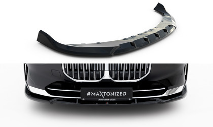 Spojler pod nárazník lipa V.1 BMW 7 G70 černý lesklý plast