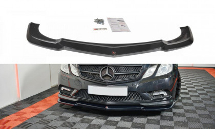 Spojler pod nárazník lipa V.1 Maxton Mercedes-Benz E-Class W207 Coupe AMG-Line 2009-2012 černý lesklý plast