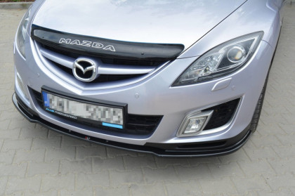 Spojler pod nárazník lipa V.1 MAZDA 6 MK2 SPORT HATCH (GH-SERIES) (2008-2010) černý lesklý plast