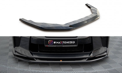 Spojler pod nárazník lipa V.1 Nissan GTR R35 Facelift černý lesklý plast