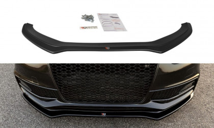 Spojler pod nárazník lipa V.2 Audi S4 B8 Facelift 2012- carbon look