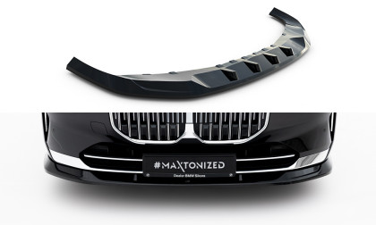 Spojler pod nárazník lipa V.2 BMW 7 G70 černý lesklý plast