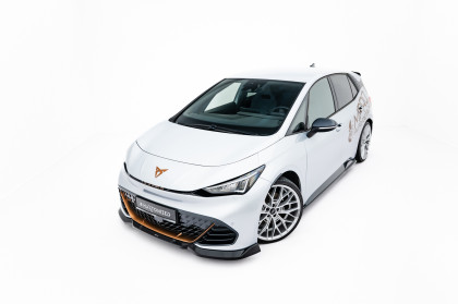 Spojler pod nárazník lipa V.2 Cupra Born Mk1 černý lesklý plast