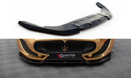 Spojler pod nárazník lipa V.2 Maserati Granturismo Mk1 Facelift černý leský plast