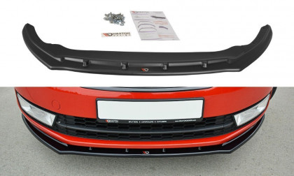 Spojler pod nárazník lipa V.2 Škoda Rapid 2012- černý lesklý plast