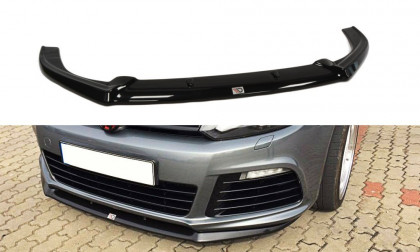 Spojler pod nárazník lipa Volkswagen Golf 6 R Cupra Look černý lesklý plast
