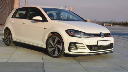 Spojler pod nárazník lipa VW Golf 7 GTI Facelift V.2 černý lesklý plast