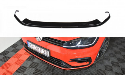 Spojler pod nárazník lipa VW Golf 7 R Facelift V.7 17- černý lesklý plast