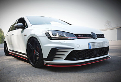 Spojler pod nárazník lipa VW GOLF VII GTI CLUBSPORT 2016 - 2017 carbon look