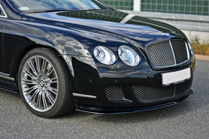 Spojler pod přední nárazník lipa BENTLEY CONTINENTAL GT 2009-2012 černý lesklý plast