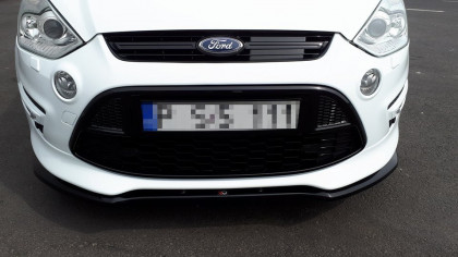 Spojler pod přední nárazník lipa FORD S-MAX TITANIUM 2010-2015 černý lesklý plast